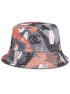 CC Logo Reversible Bucket Hat Black - CHANEL - BALAAN 6