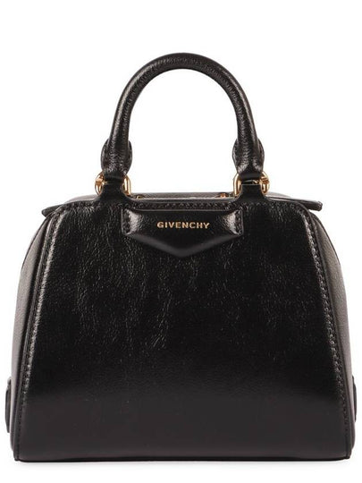 Antigona Cube Leather Tote Bag Black - GIVENCHY - BALAAN 2