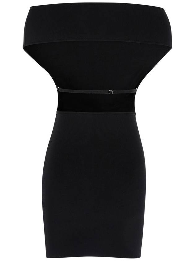 La Robe Cubista Midi Dress Black - JACQUEMUS - BALAAN 3