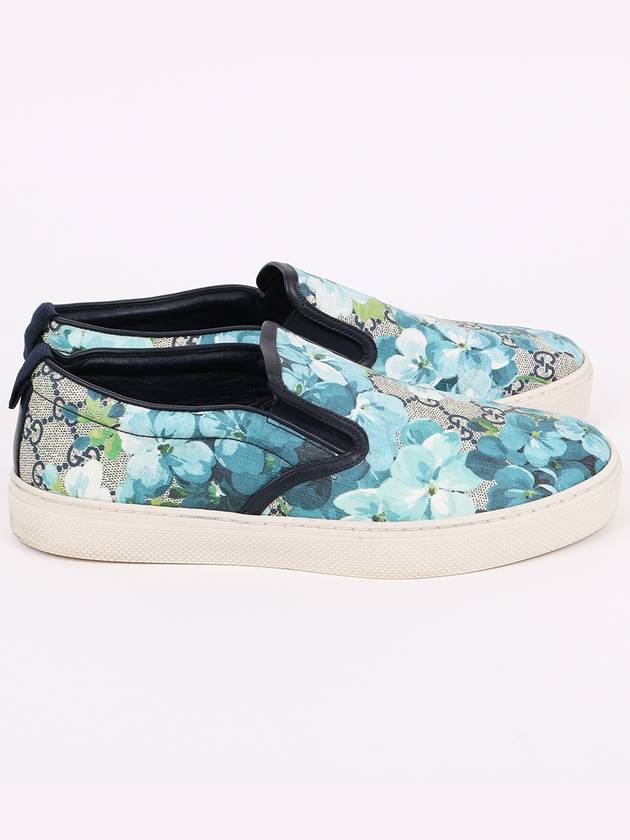 Canvas Blue Bloom Men s Sneakers 546152 - GUCCI - BALAAN 5