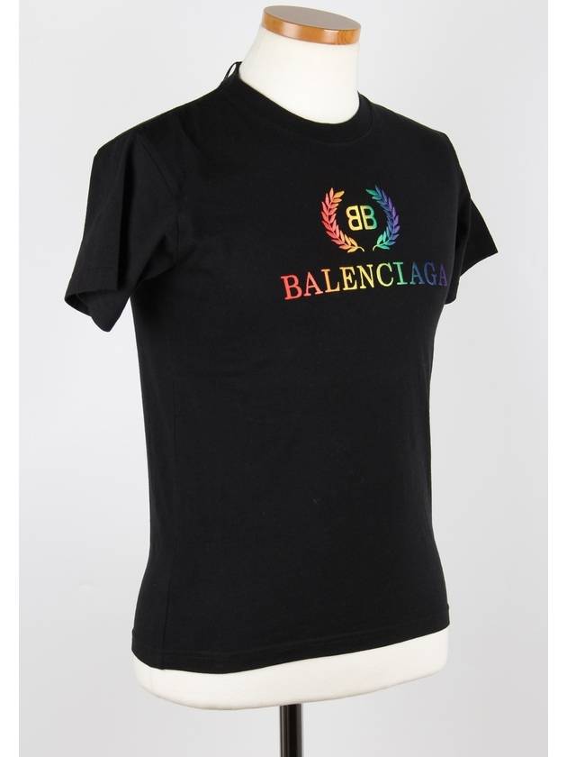 Rainbow Laurel Women s Short Sleeve - BALENCIAGA - BALAAN 6