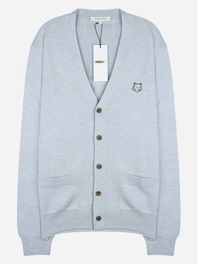 Bold Fox Head Patch Regular Cardigan Black - MAISON KITSUNE - BALAAN 2