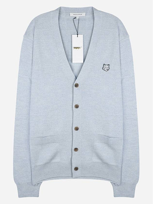 Bold Fox Head Patch Regular Cardigan Black - MAISON KITSUNE - BALAAN 2