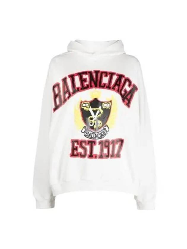 DIY College Medium Fit Hoodie White - BALENCIAGA - BALAAN 2