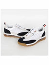 Nylon Tech Gabardine Clear Sole Tech Runner Sneakers White - THOM BROWNE - BALAAN 3