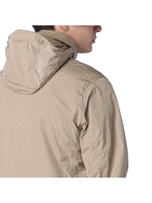 Men's Chrome R Zip-Up Jacket Brown - CP COMPANY - BALAAN.