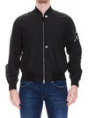 Men's Shadow Project Bomber Jacket Black - STONE ISLAND - BALAAN 3