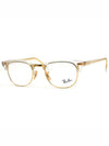 Eyewear Clubmaster Eyeglasses Gold - RAY-BAN - BALAAN 2