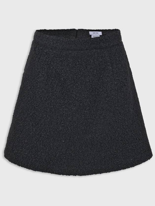 Women's Melifluous Boucle Tweed Mini Skirt Black - MICANE - BALAAN 2