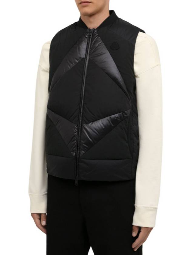 Genius Padded Vest Black - MONCLER - BALAAN 5