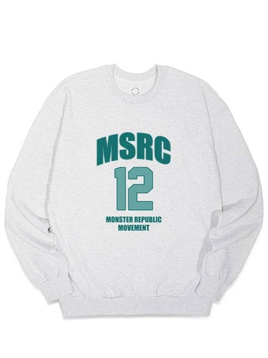 Twelve Evergreen Sweatshirt Melange Gray - MONSTER REPUBLIC - BALAAN 1