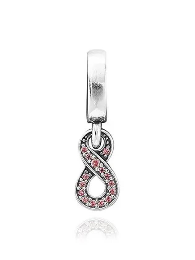 792766C01 Sparkling Infinity Pendant and Dangle Silver Charm - PANDORA - BALAAN 2