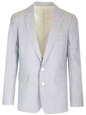 Blue wool silk single jacket 270126 - CELINE - BALAAN 1