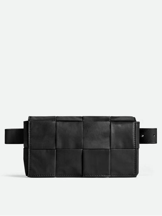 Cassette Belt Bag Black - BOTTEGA VENETA - BALAAN 2