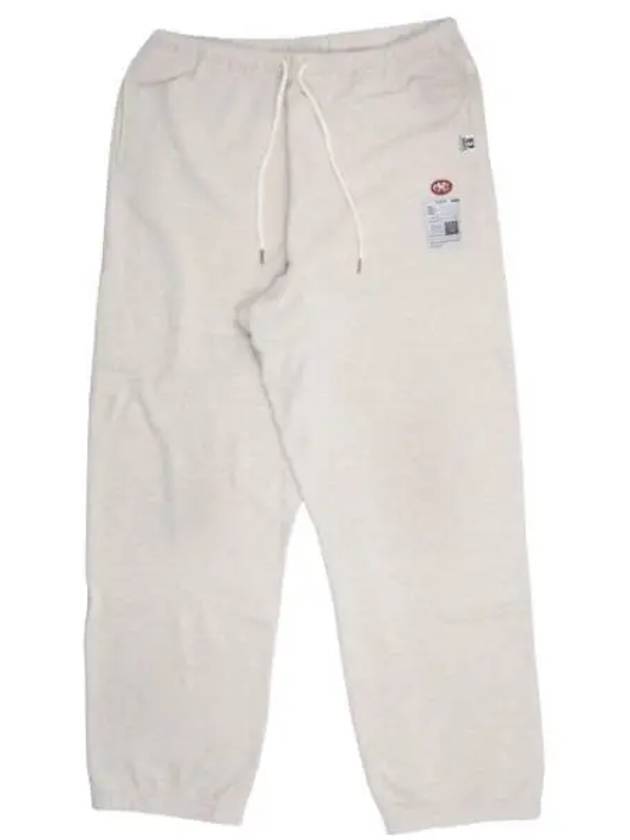 J13PT724 white logo patch sweat pants - MIHARA YASUHIRO - BALAAN 1