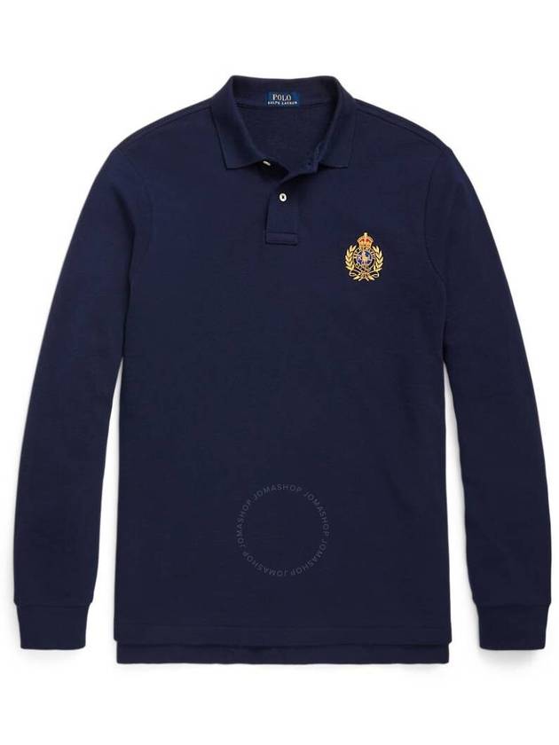 Polo Ralph Lauren Big Pony Polo Crest Long Sleeve Polo, Size Medium - POLO RALPH LAUREN - BALAAN 1