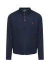 Embroidered Pony Logo Zip Up Jacket Navy - POLO RALPH LAUREN - BALAAN 2