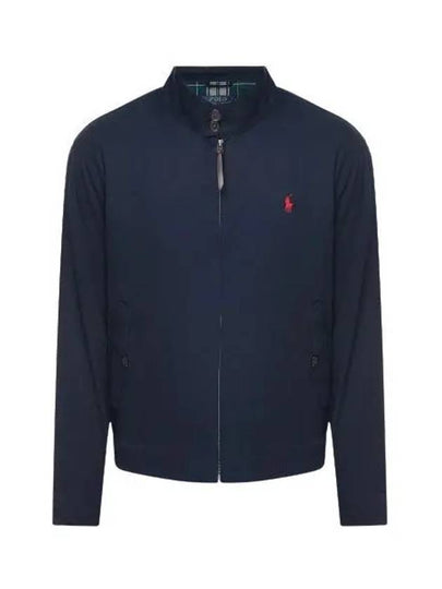 Embroidered Pony Logo Zip Up Jacket Navy - POLO RALPH LAUREN - BALAAN 2