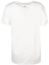 Anax Bag Logo Short Sleeve T-Shirt White - ISABEL MARANT - BALAAN.
