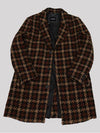 Wool blend houndstooth half coat CO114 - IKALOOOK - BALAAN 6