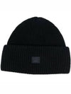 Small Face Logo Beanie Black - ACNE STUDIOS - BALAAN 2