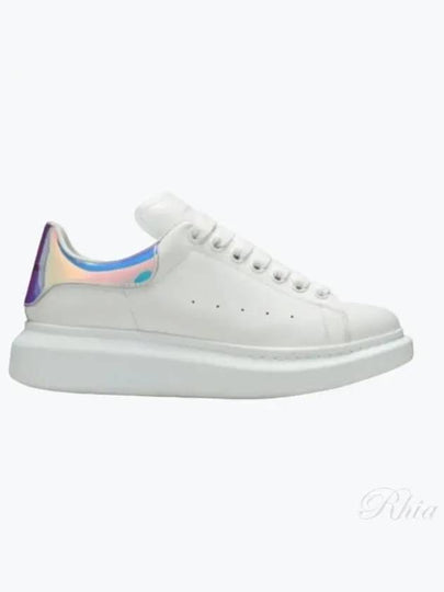 Oversized Low Top Sneakers White Iridescent - ALEXANDER MCQUEEN - BALAAN 2