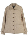 quilted padded jacket beige - BURBERRY - BALAAN.