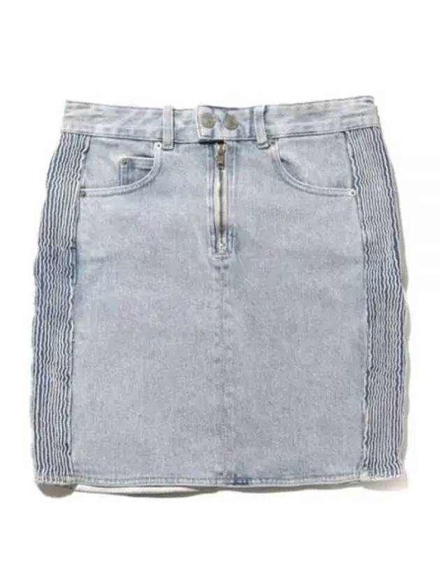 Women's Vabelia Denim H-Line Skirt Light Blue - ISABEL MARANT - BALAAN 2