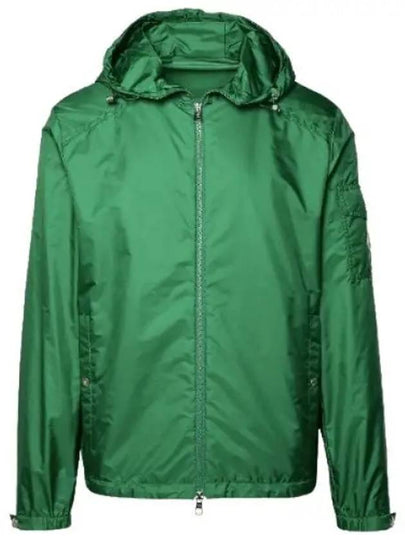 Etiache Rain Hooded Zip Up Emerald Green - MONCLER - BALAAN 2