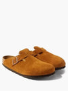 Boston Boston Buckle Suede Backless Loafer Brown - BIRKENSTOCK - BALAAN 3