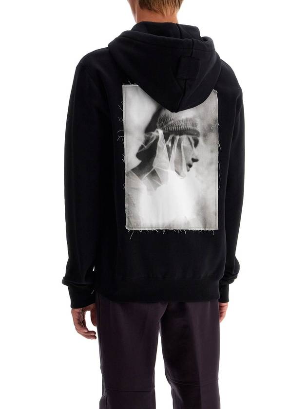 hooded sweatshirt with zipper - LANVIN - BALAAN 3