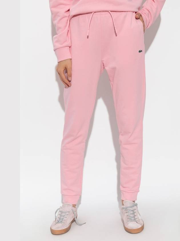 Women's Basic Jogger Pants Pink - LACOSTE - BALAAN 4