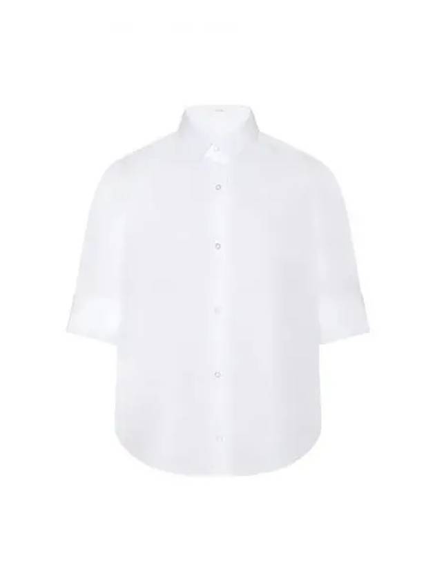 Women's Carpazi Cotton Shirt White - THE ROW - BALAAN 2