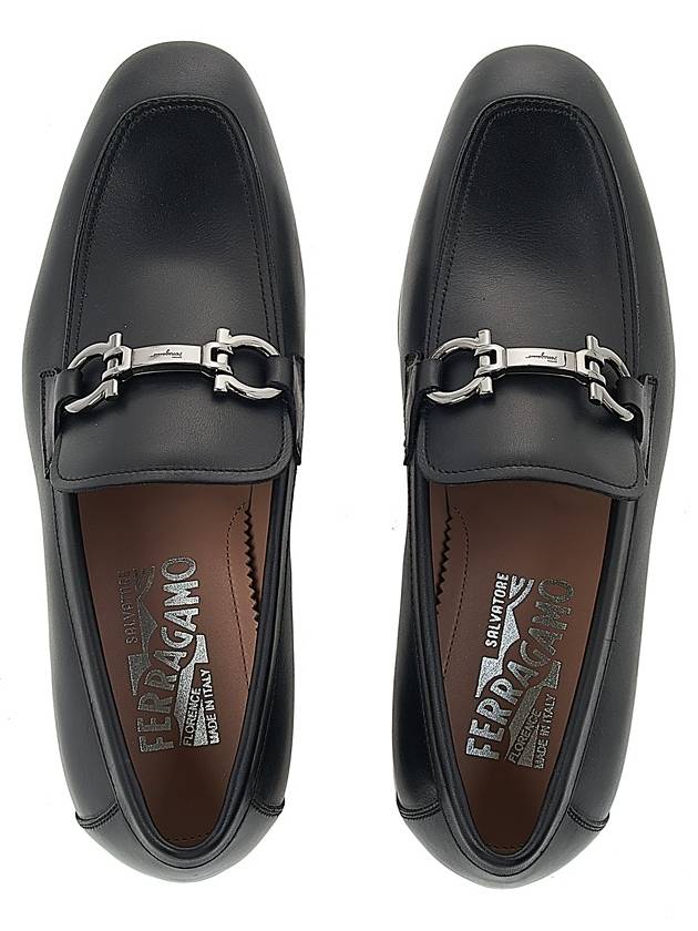 Ferragamo Men's Gancini Ornament Moccasins REE NERO 0735236 - SALVATORE FERRAGAMO - BALAAN 6