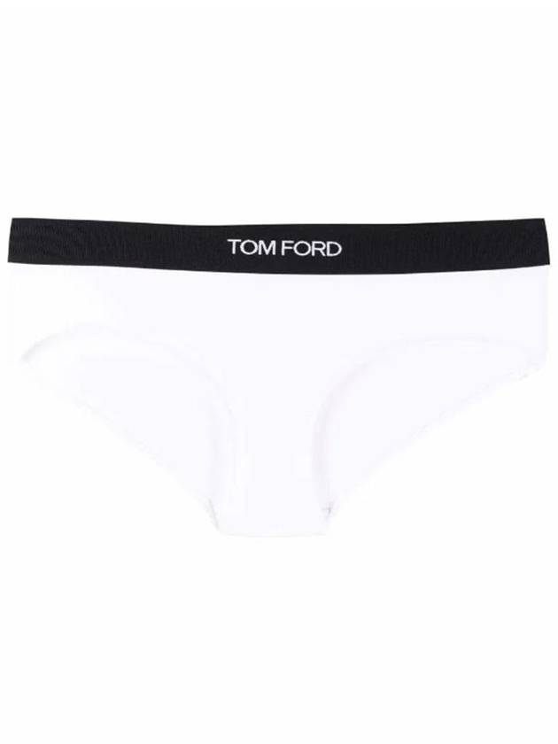 Logo Waistband Panties White - TOM FORD - BALAAN 3