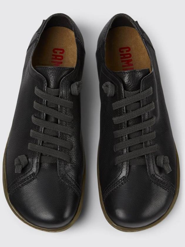 Peu Leather Low Top Sneakers Black - CAMPER - BALAAN 4