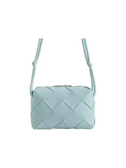 Cassette Intrecciato Small Cross Bag Light Blue - BOTTEGA VENETA - BALAAN 2