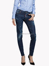 Women's Circle Wrinkle Medium Waist Jeans 75LA0659 - DSQUARED2 - BALAAN 8