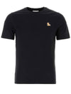 Chillax Fox Patch Regular Short Sleeve T-Shirt Black - MAISON KITSUNE - BALAAN 2