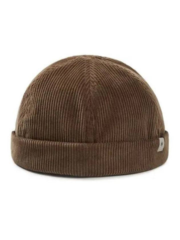 Corduroy Watch Cap S24FUFWC68 Brown - SNOW PEAK - BALAAN 1