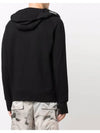 Diagonal Goggles Hood Zip-Up Black - CP COMPANY - BALAAN 4