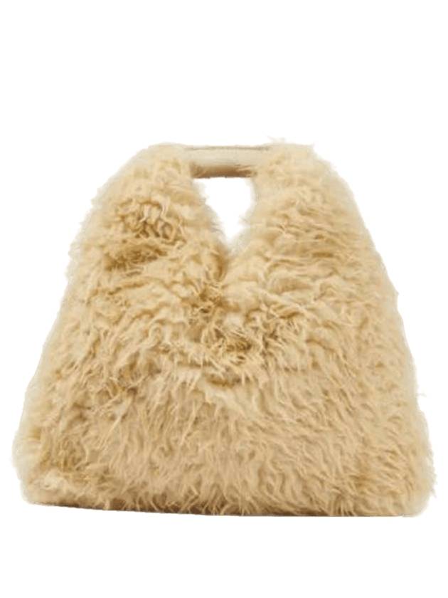 Faux Fur Tote Bag Beige - MAISON MARGIELA - BALAAN 1