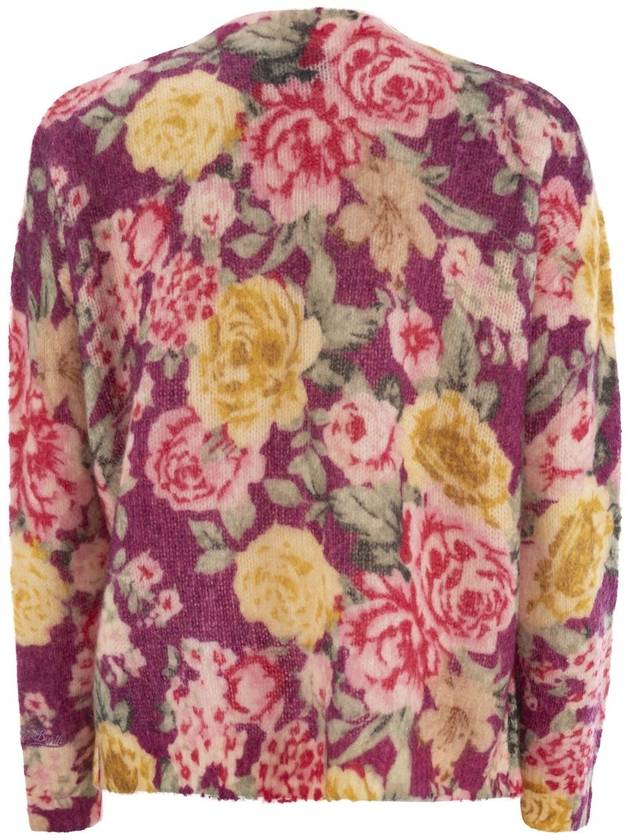 LOUISE - Cashmere blend jumper with flower print - MC 2 SAINT BARTH - BALAAN 2