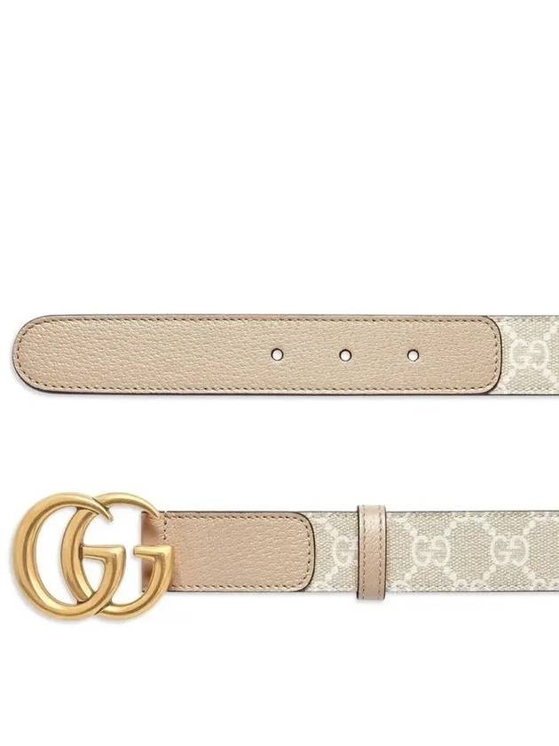 GG Marmont Supreme Belt Beige - GUCCI - BALAAN 5