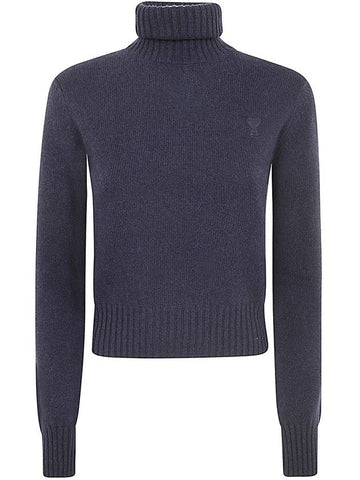 AMI Paris Slim Tonal Adc Sweater Clothing - AMI - BALAAN 1