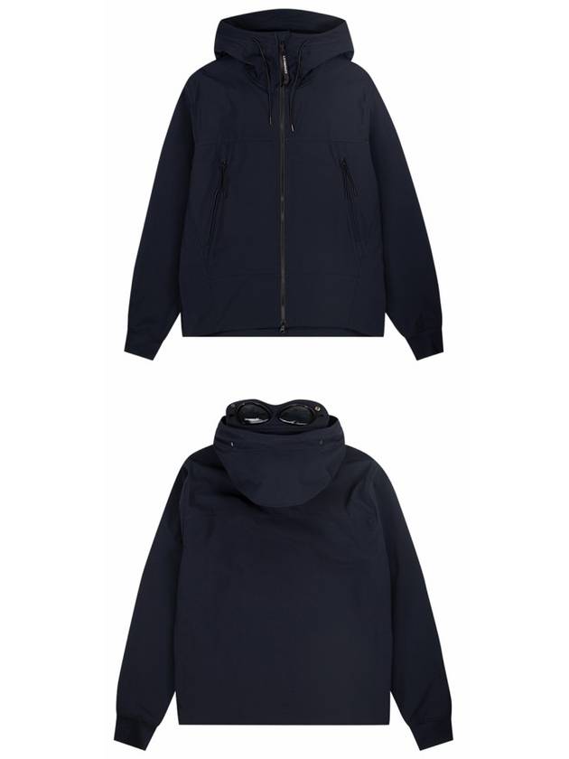 Men's Goggles Hooded Jacket Navy - CP COMPANY - BALAAN 5