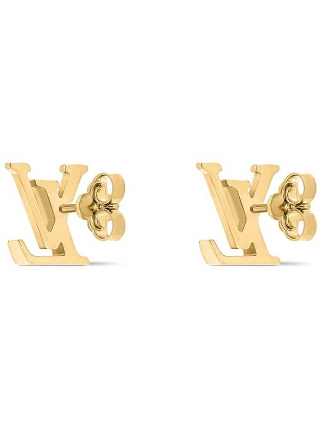 LV Iconic Earrings Gold - LOUIS VUITTON - BALAAN 3