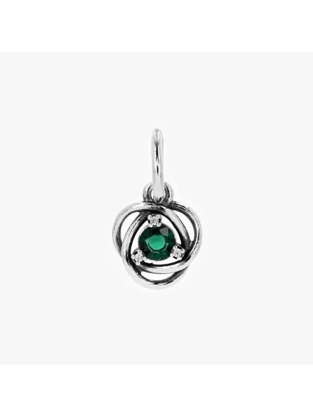 Eternity Circle Dangle Bracelet Charm Green - PANDORA - BALAAN 3