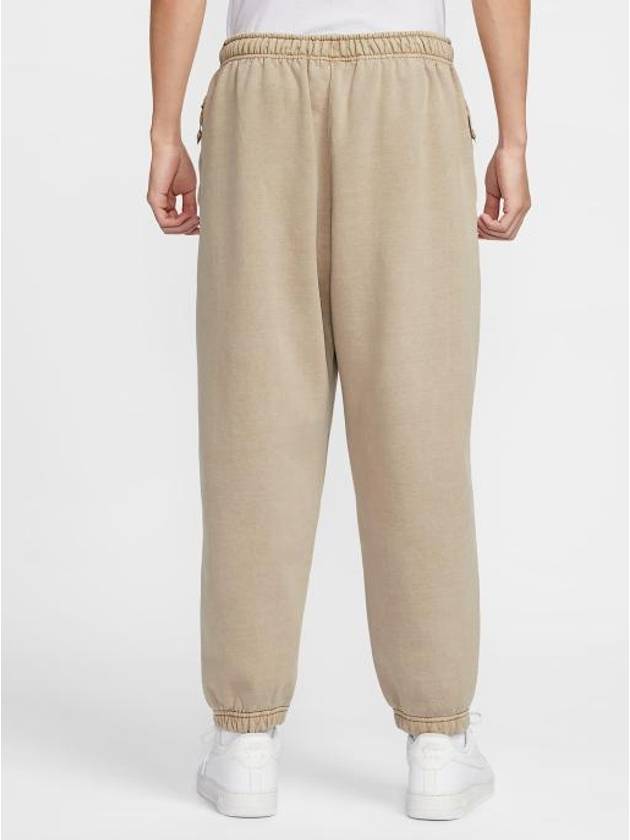 Sportswear Solo Swoosh Track Pants Beige - NIKE - BALAAN 3