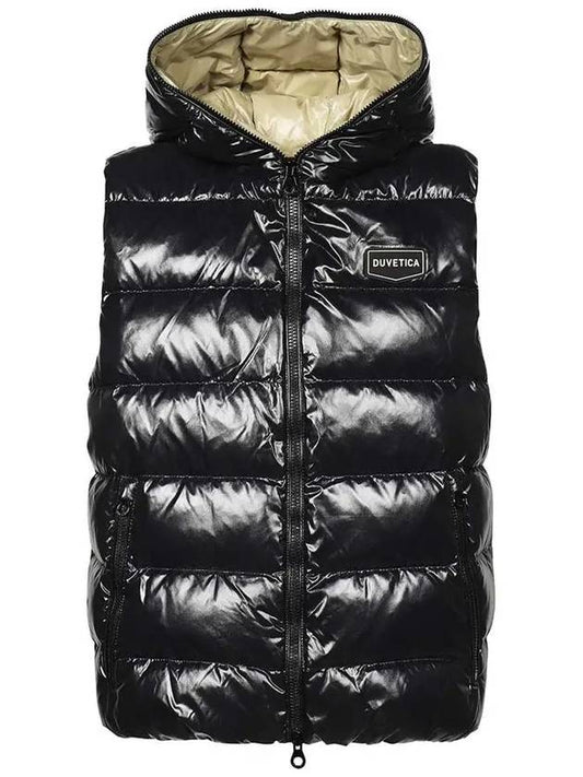 PHERKAD padded vest black VUDV06425K0001 BKS - DUVETICA - BALAAN 1